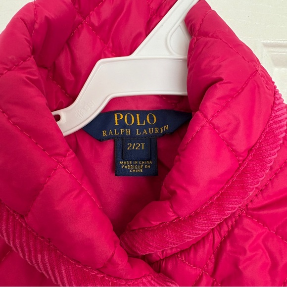 2T Polo by Ralph Lauren Fuchsia Quilted Puffer Jacket - Picture 3 of 5